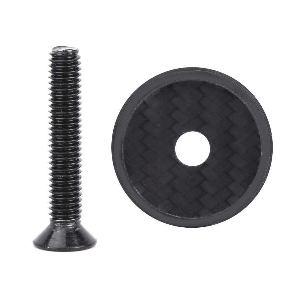 Headset Top Hat Carbon Fiber Top Hat and Screw for Most