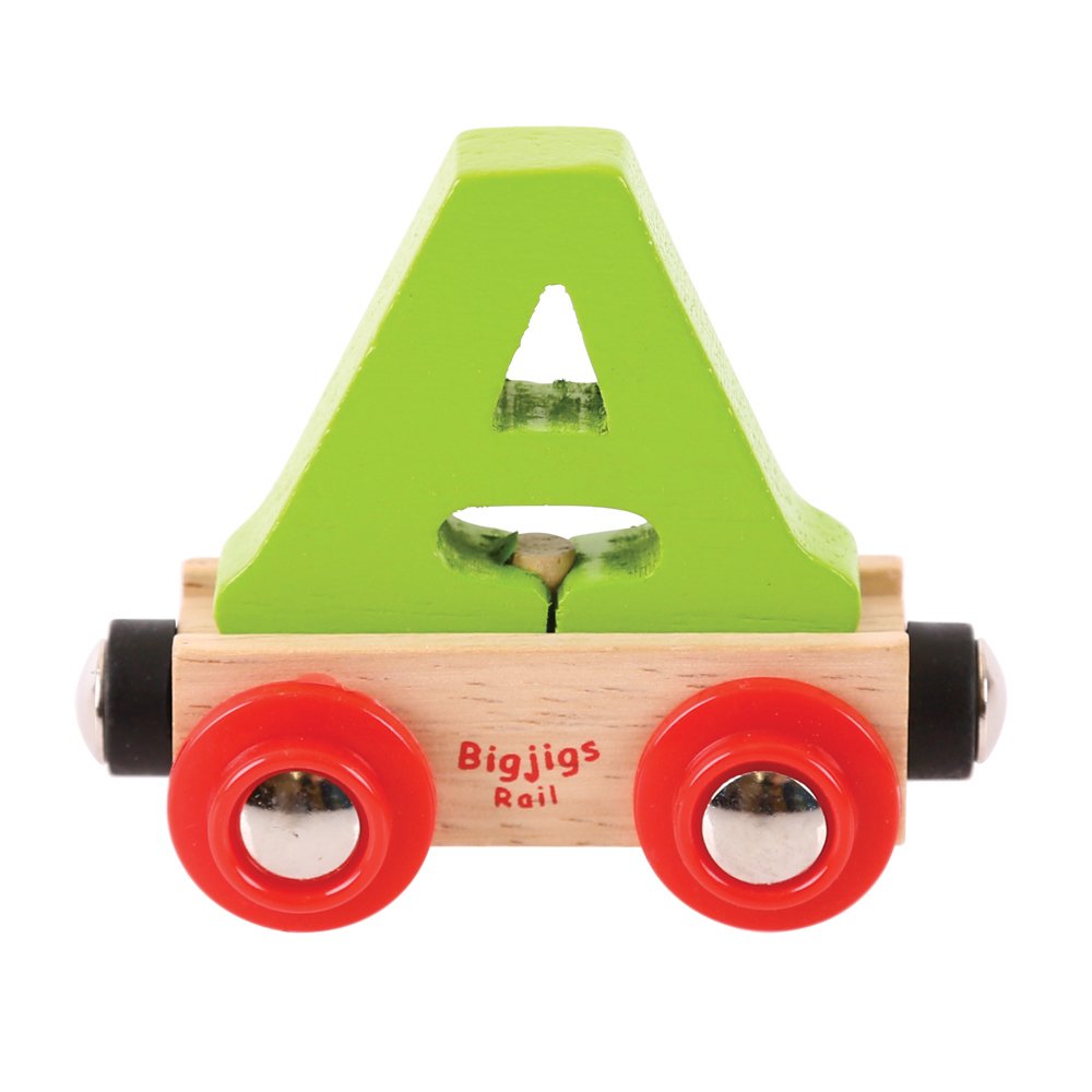 Bigjigs Rail Rail Name Letter A (Green) โ image 1