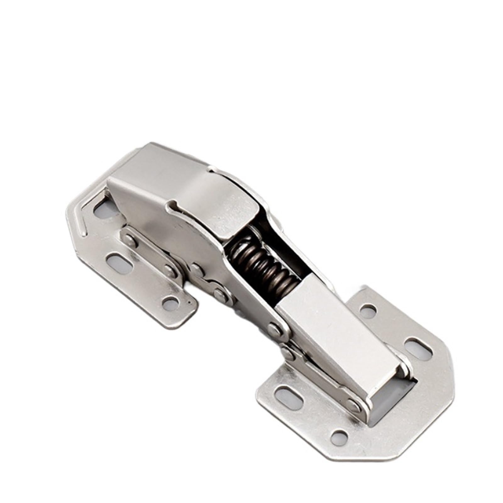 Kdhcvkz 5 Inches 1Pcs Cabinet Hinge 90 Degree No-Drilling Hole Door Hinges With Screws(5 Inches)