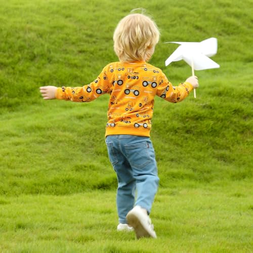 Image of GFQLONG Toddler Boy Sweatshirt 2T 3T 4T 5T Long Sleeve Shirts Boys Sweater | Cotton Dinosaur Cartoon Pullover Crewneck Sweatshirt,Toddler Boy Sweaters Tops,Kids Fall Winter Clothes
