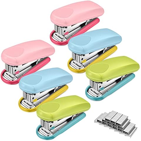 Mini Stapler with 1000 Staples and Remover Cover