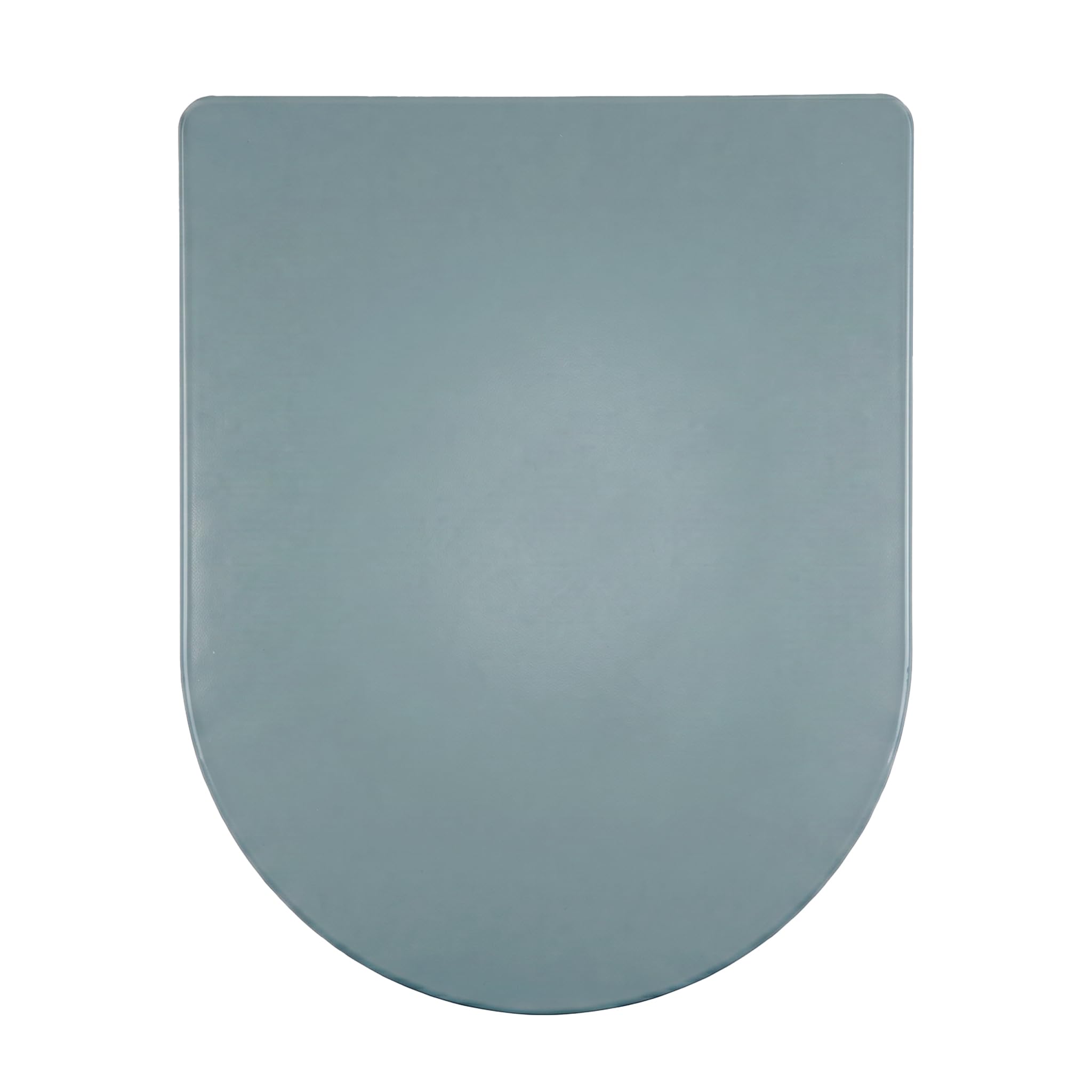 AQUALONA® Premium Thermoplastic Toilet Seat Soft Close Hardwearing Seat with Two Button Hinge Release D Shaped Easy to Clean Simple Installation Top and Bottom Fittings (Blue - D Shape) — image 1