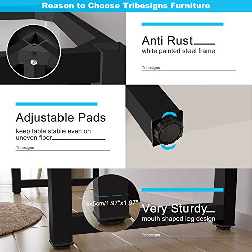image for Tribesigns Modern Simple Style Computer Desk PC Laptop Study Table Off