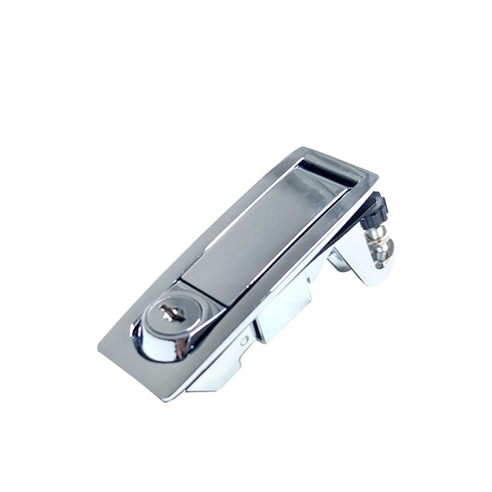 Boîte de distribution compression zinc 50mm serrure bouton-poussoir clé