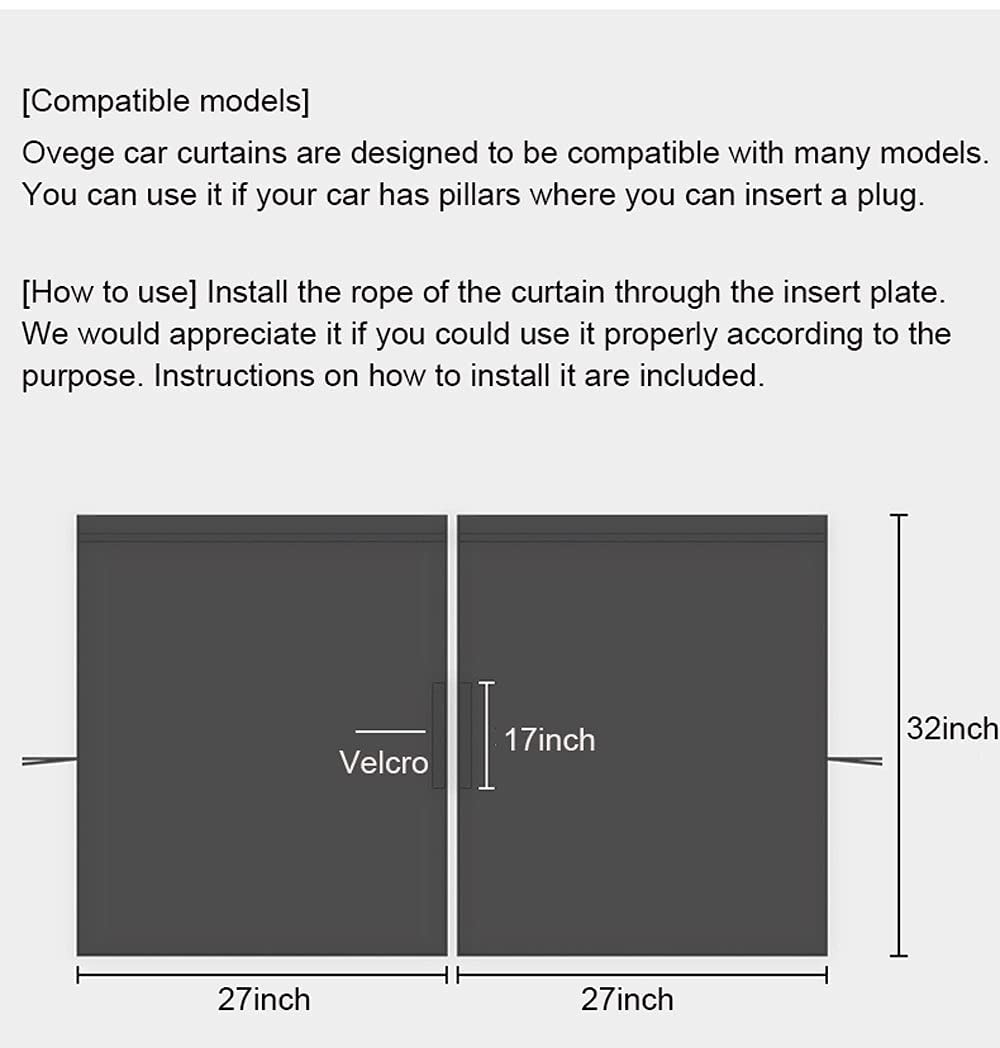 Amazon.com: Ovege Car Divider Curtains Sun Shade-Privacy Travel Nap Night  Car Camping Detachable Simple Curtain(Black) : Automotive