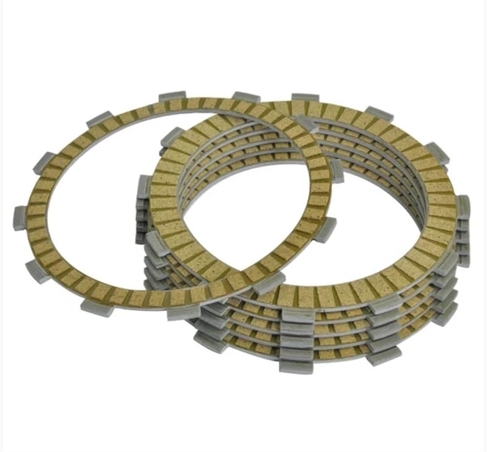 6PC 5+1 Motorcycle Friction Clutch Disc Plates Compatible with Automotive Motorcycle Parts CBR 600 F 1987 1990 CBR600F 1991 1994