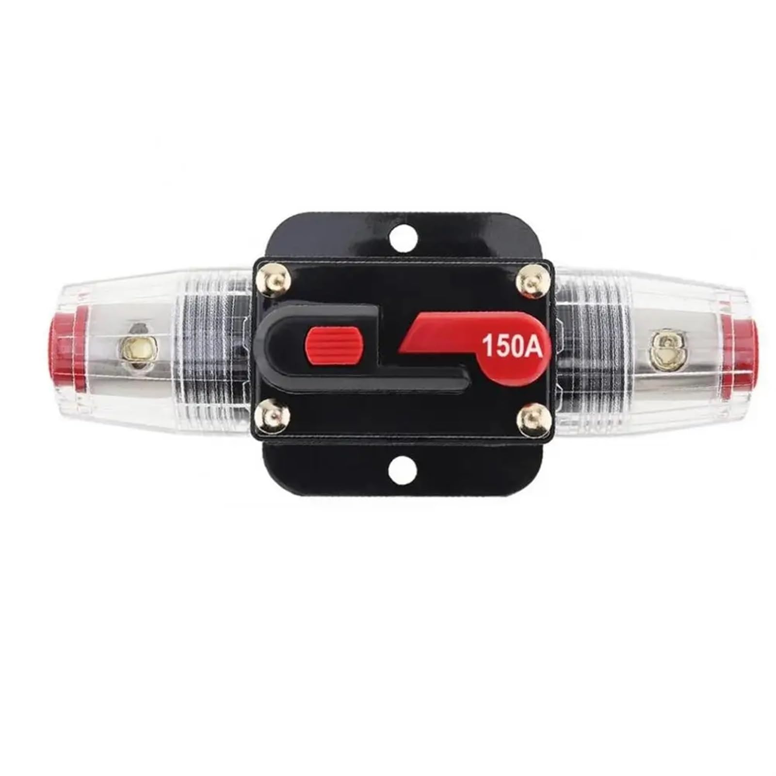 VSPPJYFG 100A 50A 60A 80A 150A 12V 24 Car Truck Audio Amplifier Circuit Breaker Fuse Holder AGU Style Stereo Amplifier(100A)