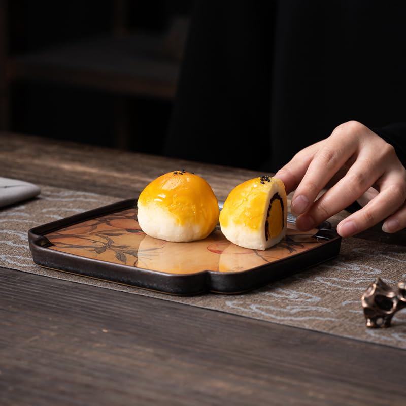 Plateau de collation de cuisine et service à thé chinois - 5