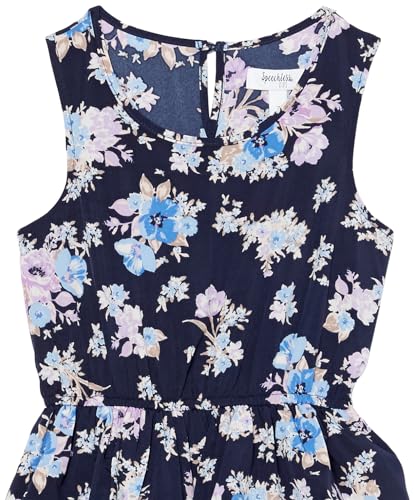 Speechless Girls' Sleeveless Tiered Dress and Tie Front Cardigan3