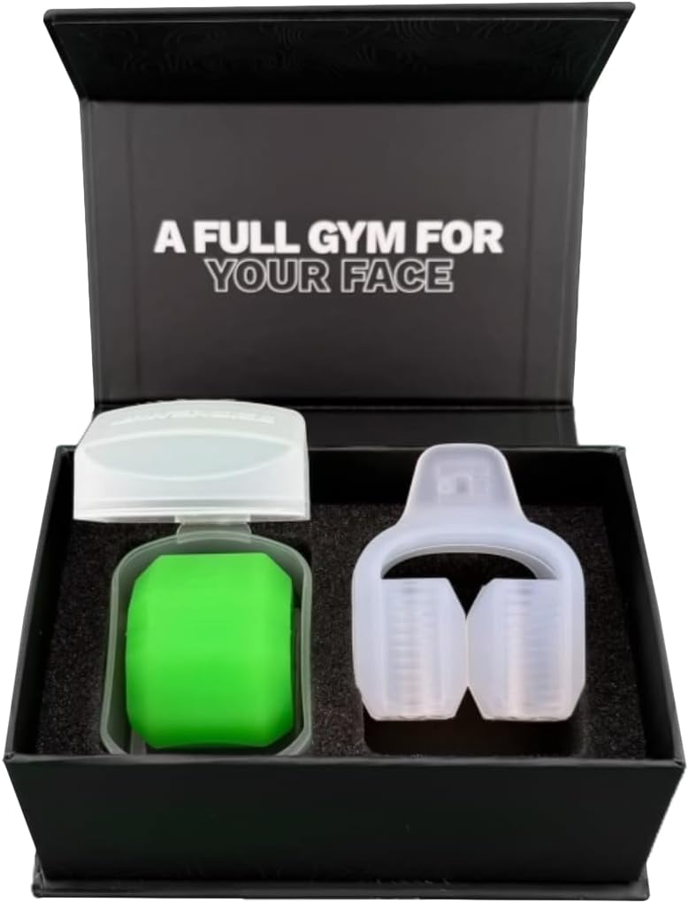 JawzrPro Jaw Exerciser for Women, Double Chin Reducer, Face Toner Jawline Sculptor for Women, Jaw Shaper and Neck Exerciser'