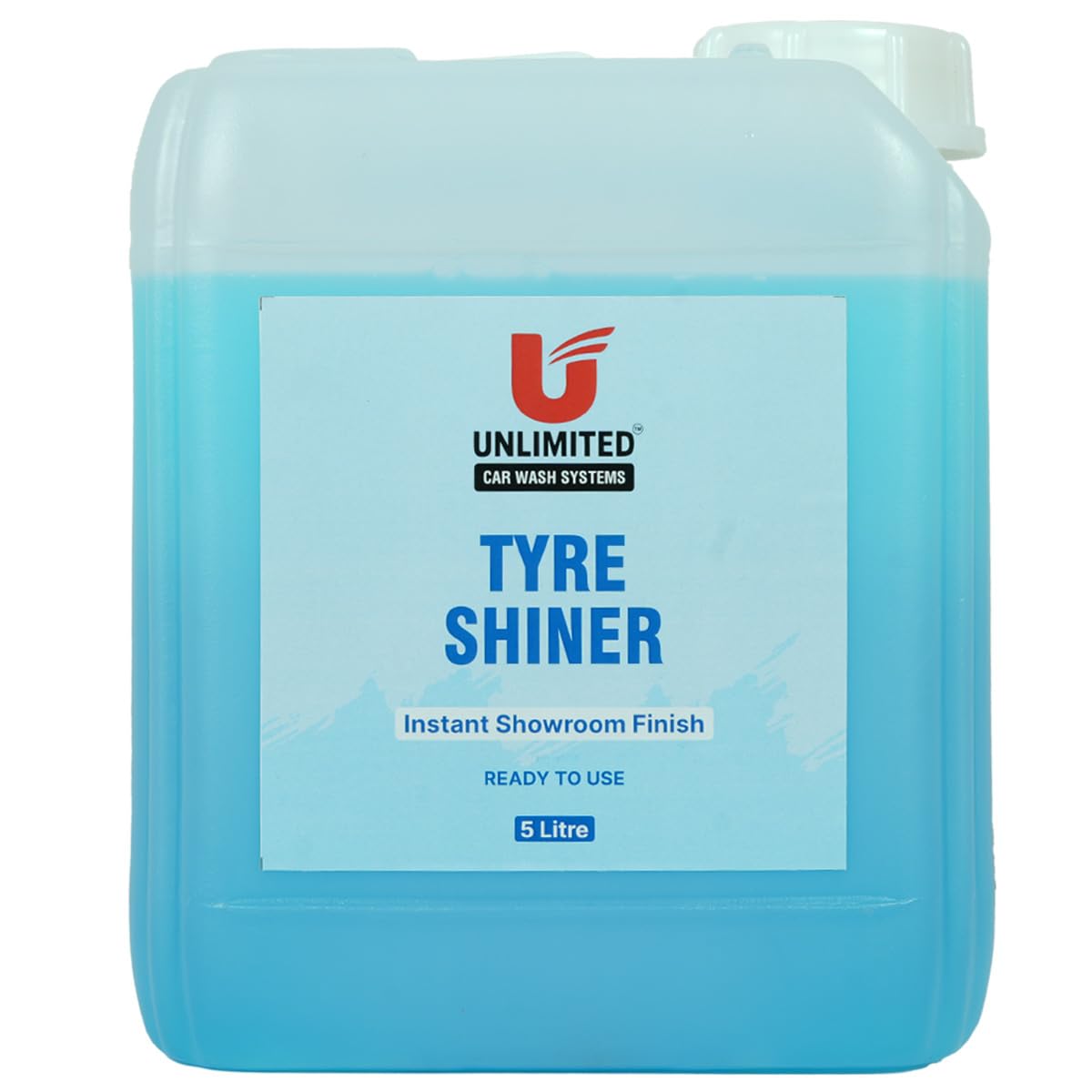 Unlimited Tyre Polish 5000 ml | Instant Deep Black & Wet Look Shine | Long Lasting, No Sling Formula | Non-Greasy Tyre Dressing for Car & Bike-image-9