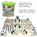 CORPER TOYS Army Men Action Figures Military Base Set Army Toys of WW 2 Military Soldier Battle Group Battlefield Accessories Playset with Play Bucket - 250 pieces