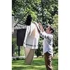 Brabantia Topspinner Outdoor 4 Arm Spinning Clothesline (164 ft/ 1.8) Rotating, Folding Clothes Drying Rack + Ground Spike (Anthracite)
