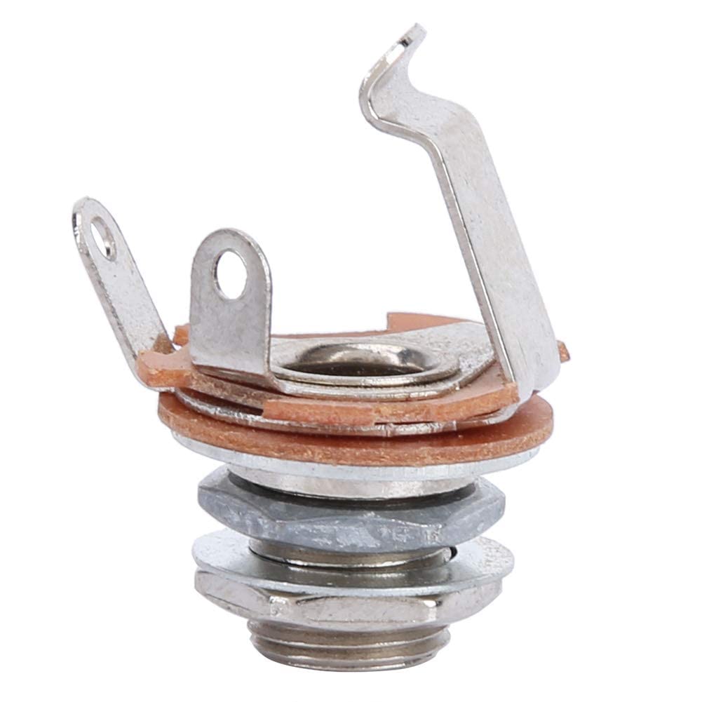 10 Sztuk Gniazdo Wejściowe Mono, 6.35mm Switchcraft 1, 4 Jack Mono żeńskie Gniazdo Wejściowe do Gitar Elektrycznych Basy Akcesoria do Instrumentów Muzycznych