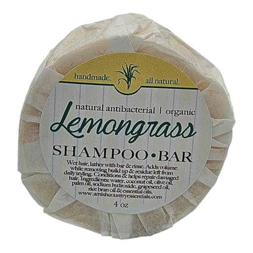 Lemongrass Shampoo Bar, Energizing & Refreshing Hair Care, All Hair Types, Refreshing Lemongrass essential oil, image 3