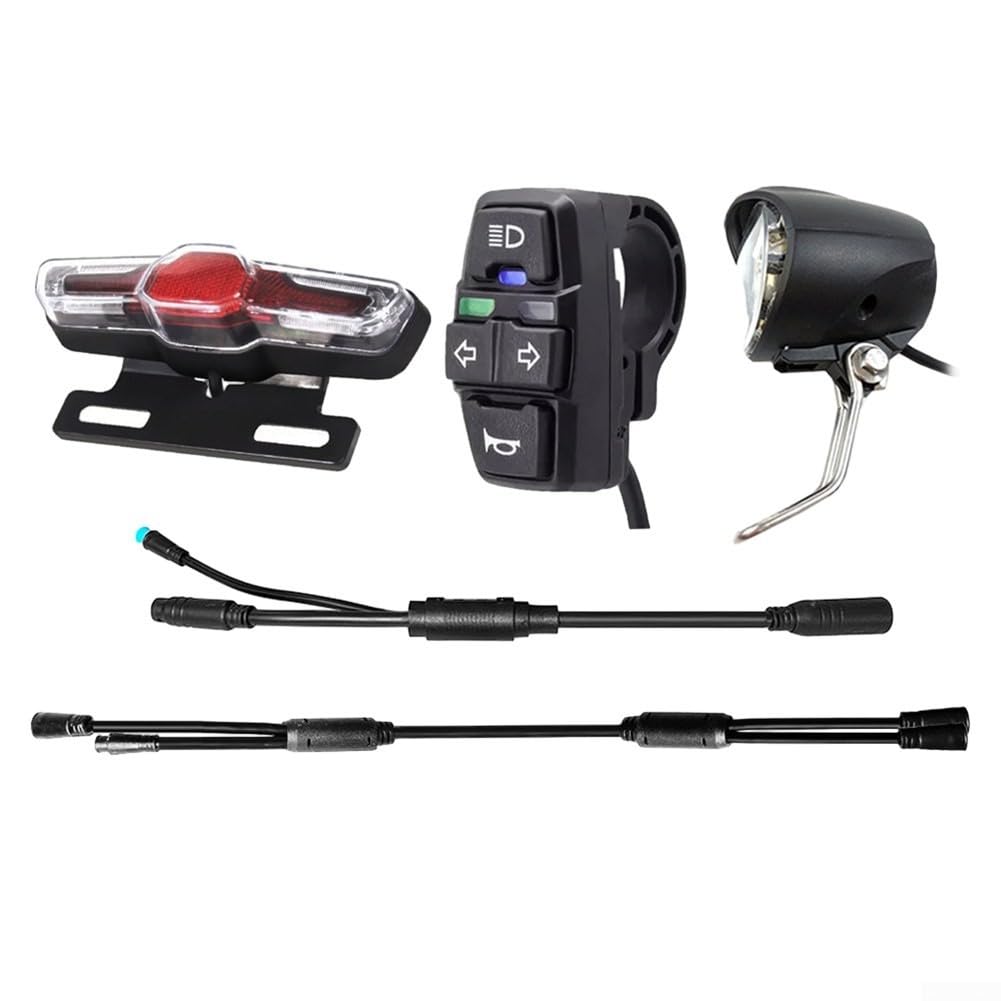 Faros Delanteros y Traseros IPX4 para Bicicleta Faros Delanteros