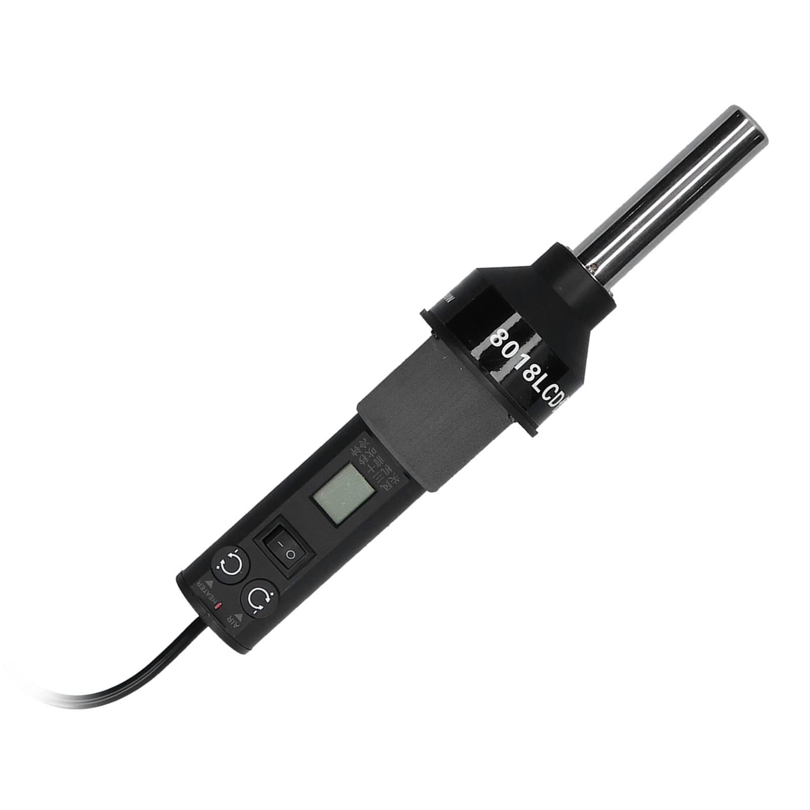 Fafeicy Pistola Ad Aria Calda Portatile 450W, Controllo Digitale LCD della Temperatura e Protezione Termica per Saldatura Componenti SMT (Normative Europee (250V))