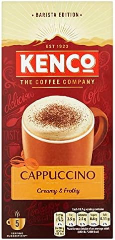 Kenco Cappuccino Instant Coffee 2x8 Sachets (16 in total)