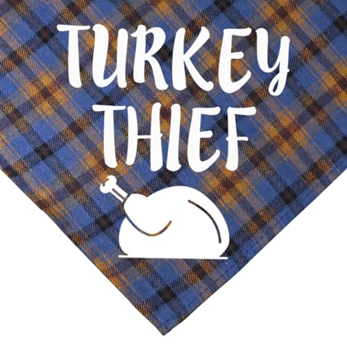 Bandanas de Acción de Gracias para perros pequeños pack de 3 pañuelos de otoño 5