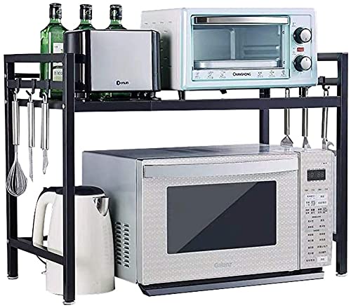 Support de rangement extensible pour libérer l'espace autour du four à micro-ondes