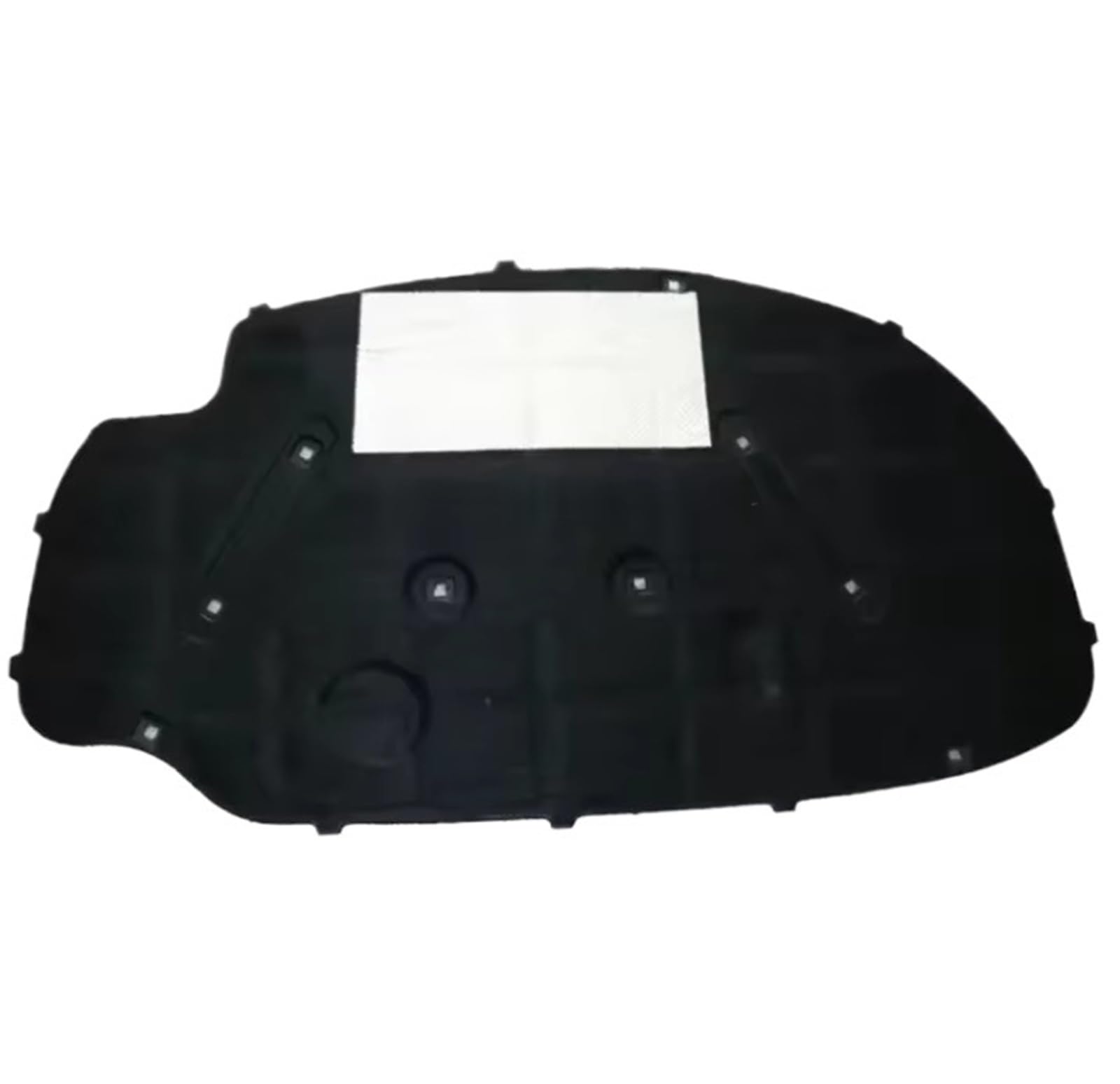 Fdurftar A Piece Of Aluminum Cotton Soundproof Cover For Vw For Golf 5 For Jetta 2006-2011 Front Hood Engine Heat Insulation Pad Engine Hood Insulation Pad(A Piece Of Aluminum)
