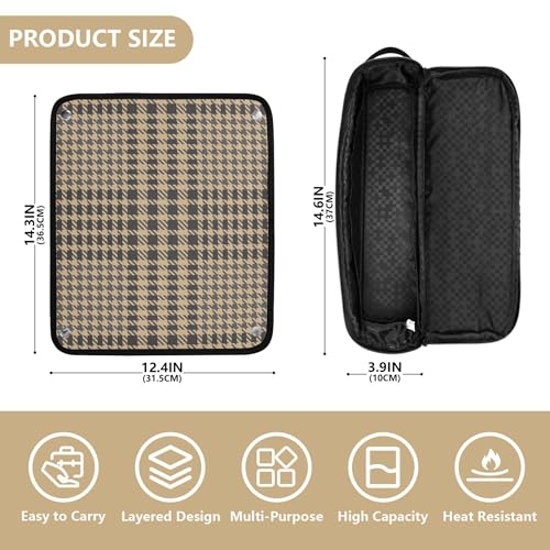 Bolsa de viaje y tapete resistente al calor 2 en 1 miniatura 4