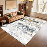 Photo Gallery rugmrz tappeti di zona antiscivolo 90x150cm blu grigio, il design astratto è usato in cucine e giardini Photo Gallery rugmrz tappeti di zona antiscivolo 90x150cm blu grigio, il design astratto è usato in cucine e giardini