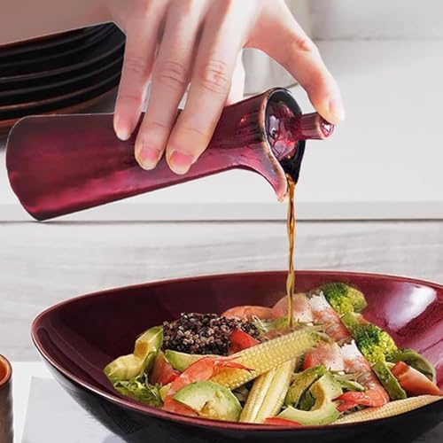 Botella de condimento de cocina y tarro de salsa de soja japonés de 120ml 5