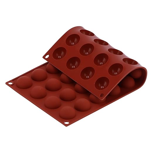 Silicone Mold, Safe Bread Mold with 1pcs for Ovens Microwaves Freezers(36 with Small Semicircle