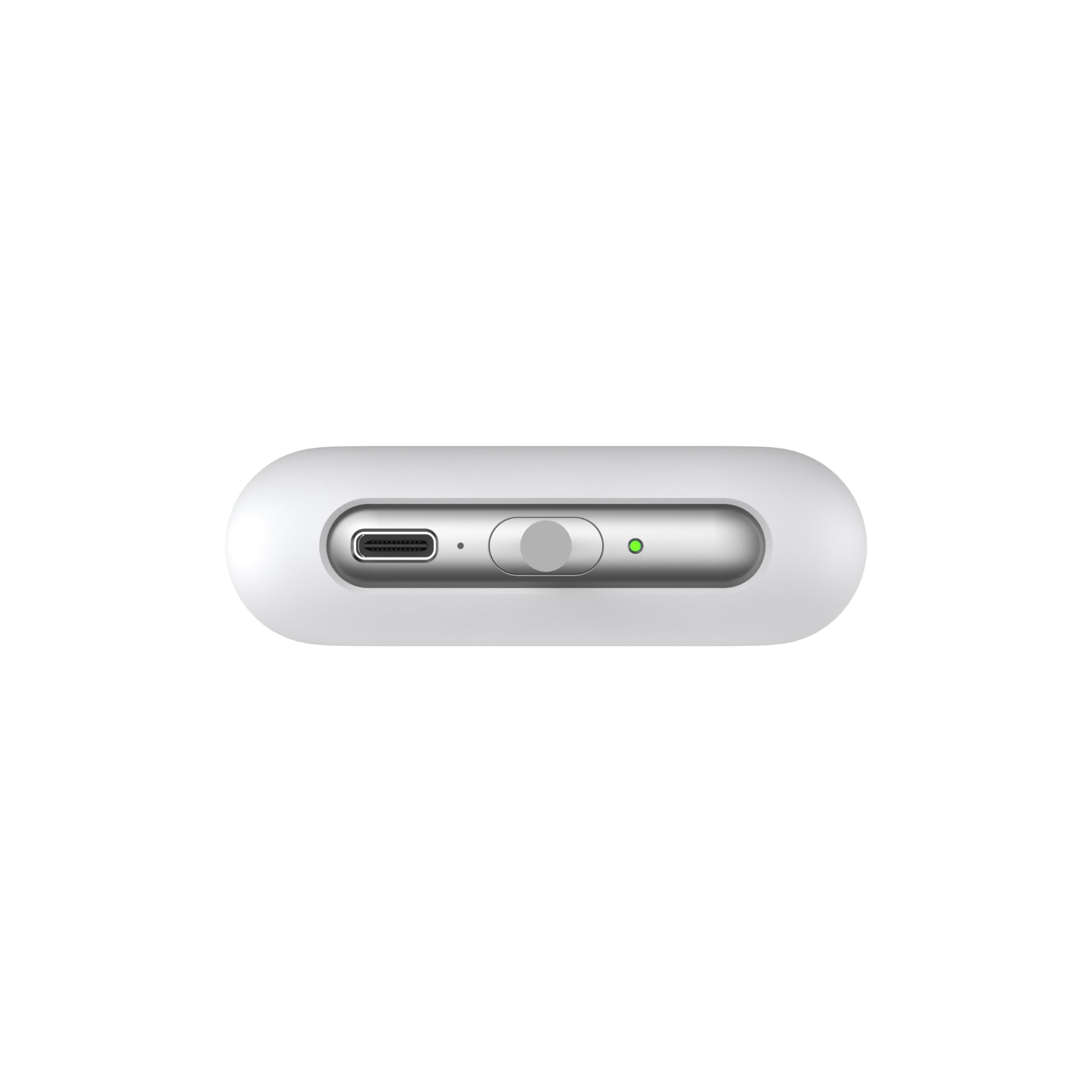 Compatible con Apple Vision Pro Battery Case, Funda de silicona para batería, para accesorios Vision Pro, compartimento de batería, polvo y golpes (blanco)