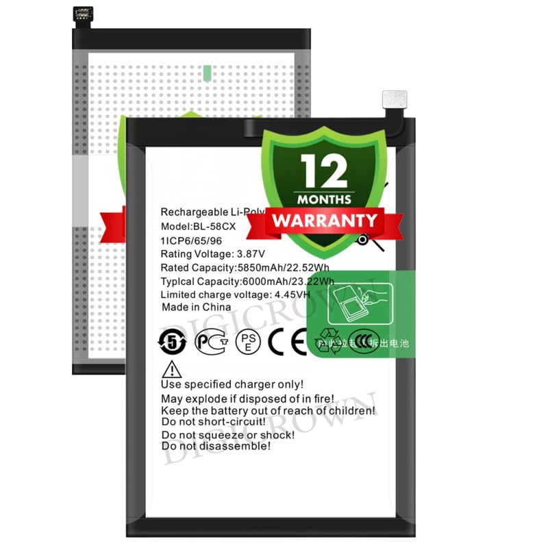 Image of Original BL-58CX Battery Compatible for Infinix Hot 10i (PR652B, PR652C, X658B, X658E, X659, X659B) - (4000mAh) - 1 Year Warranty