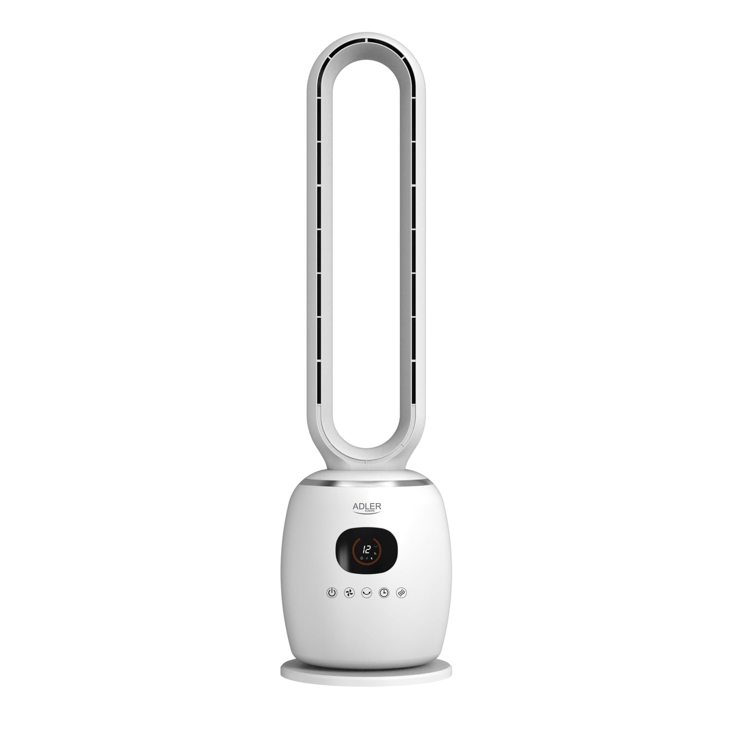 Adlereurope AD 7344 Blattloser Turmventilator 86 cm – Leiser Standventilator mit modernem Design, platzsparender Luftkühler für Wohnzimmer, Büro und Schlafzimmer
