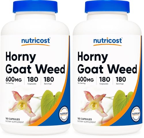 Nutricost Nutricost Horny Goat Weed Extract (Epimedium) 180 Capsules (Pack of 2) sold by Nutricost - Amazon Seller - US