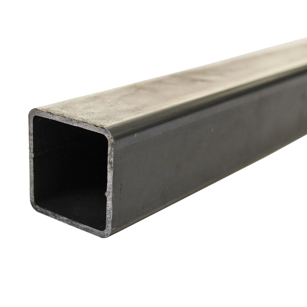 MILD Steel ERW Box Section Square Hollow 20MM to 70MM - 1 Metre (100cm) Lengths (50mm x 50mm x 4mm Box)