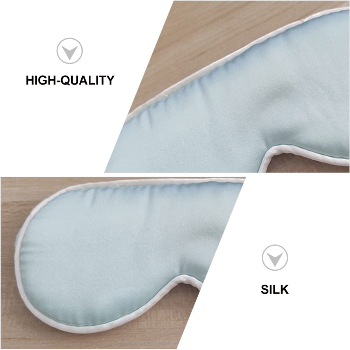 FRCOLOR 5St Brille Auge Seide Schläfer Blackout sensorisch eye mask eyemask eyepatch für Schlafmaske für Neugeborene Schlafmaske für Babys Sky-blue