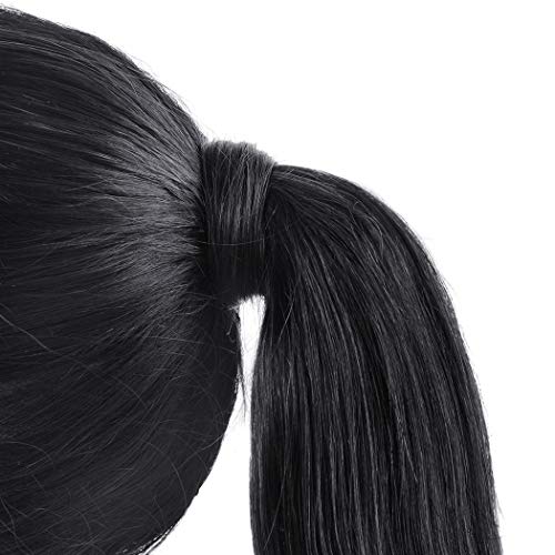 Extensions cheveux humains à clip marron pour queue-de-cheval et soirée - 6