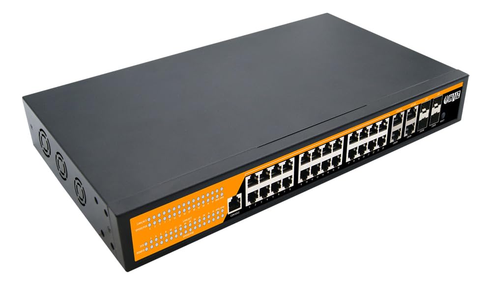 Switch Poe 24 Portas Giga Suite De Rede Haiz Vlan E Qos | Amazon