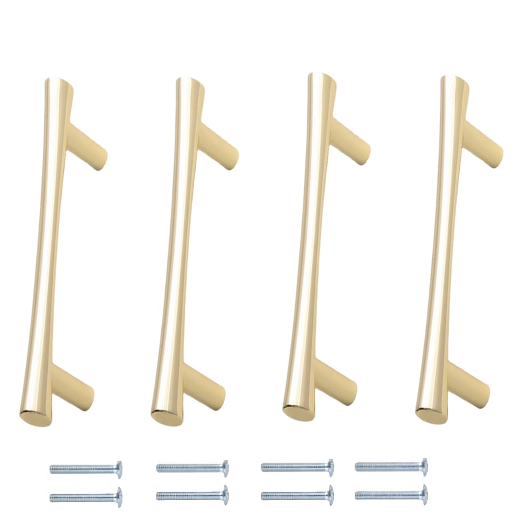 NLQCSXWEP Zinc Alloy Cabinet Bow Handle, Zinc Alloy Furniture Handles Pack of 4 Multicolor 96-160mm(96mmk Gold)