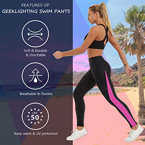 Swim Pants For Women Upf 50+ Long Swim Leggings Tights Spf Uv Protection Water Pants Diving Rash Guard Wetsuit #TOP2