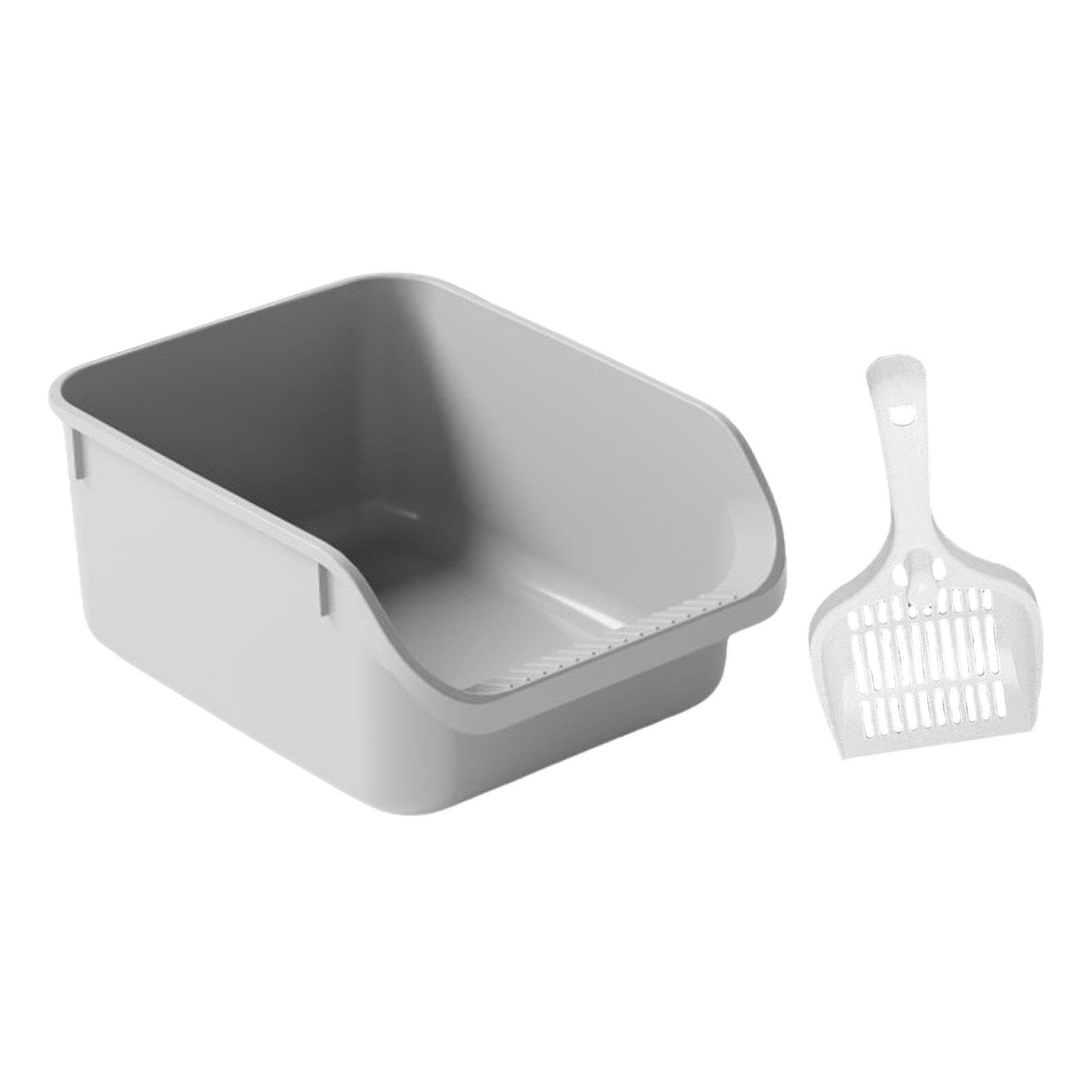 Chatière Portable avec Parois surélevées, Gris