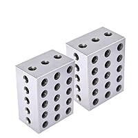 Vista 10 de findmall 1 par de precisión 2-4-6 bloques 23 agujeros emparejados .0002" bloque maquinista 246