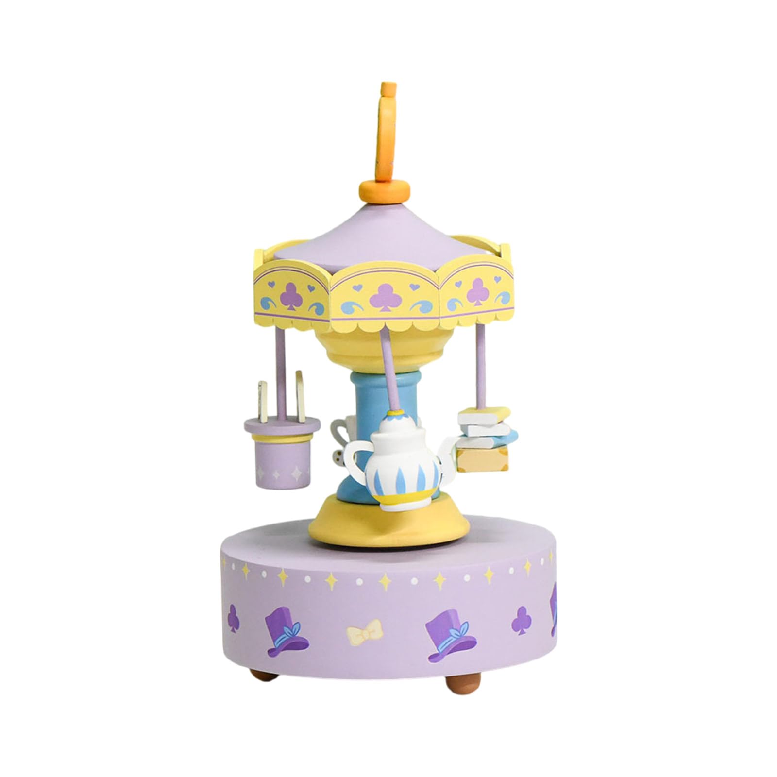 Caja de música de Caballos giratorios para Festival, Caja de música con carruseles, Regalo para Hijas y niños, exhibición navideña Artesanal de Madera