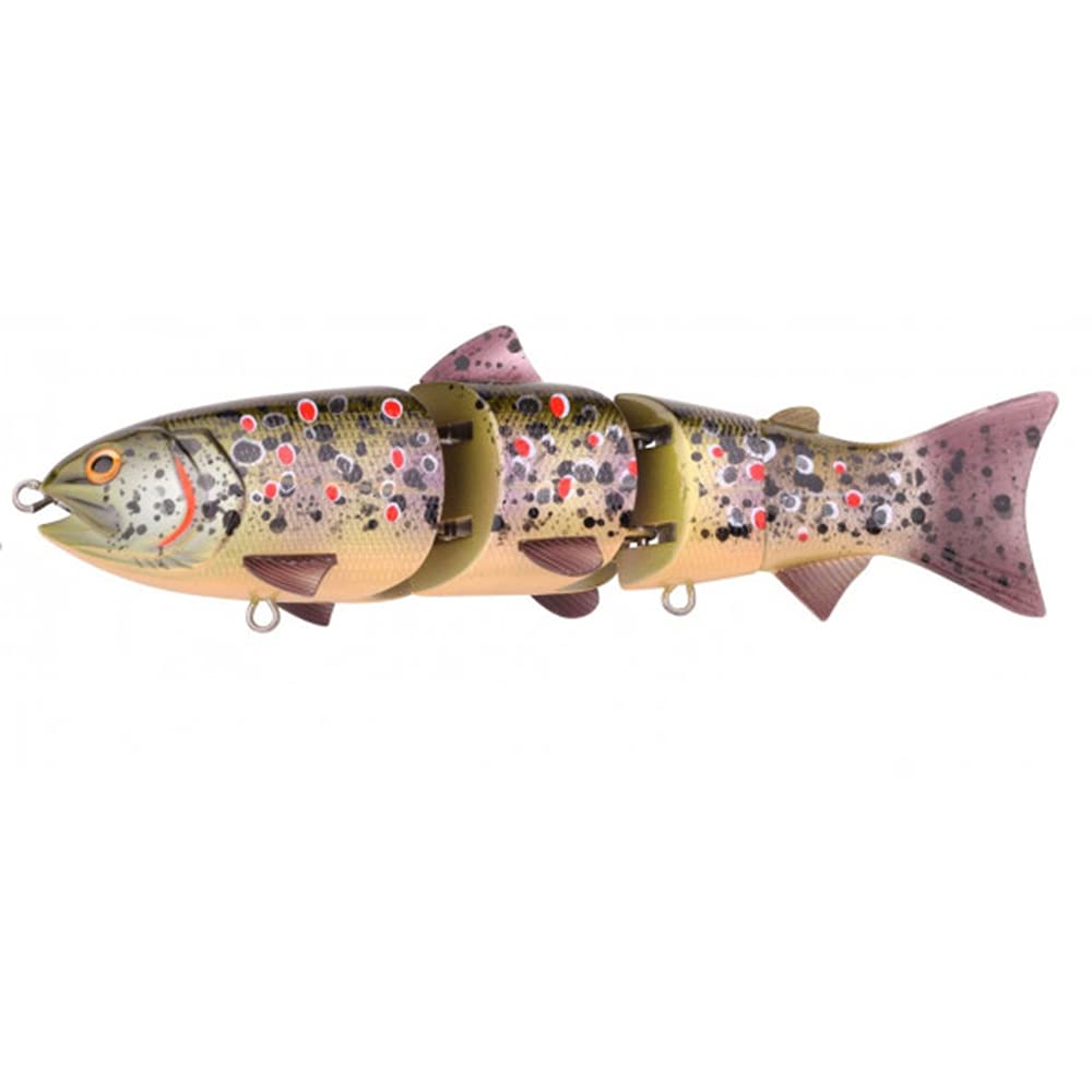 Spro Swimbait BBZ-1 6 Inch UV Slow Sinking, Brown Trout