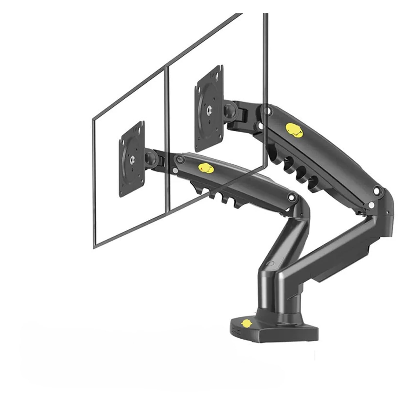 Bras de support for double moniteur F160 articulé à 360 degrés avec ressort à gaz