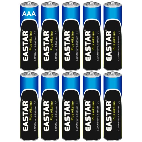 Eastar Bts Aaa Batteries Ultra Long Lasting Alkaline Battery With Long Lasting Power 10-Year Triple A Lr03 Alkaline Batteries (10 Count) #TOP24