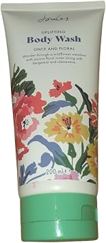 Joules-London Uplifting Body Wash, Once and Floral with Bergamot and Clementine, Floral Meadow Fragrance, 200ml