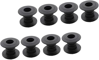 TOYANDONA 8 Piezas De Futbolín De Mesa con Rodamientos Universales para Futbolín Color Negro PP
