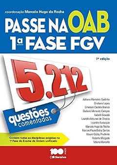 Capa do livro Passe na OAB 1ª Fase FGV. 5.212 Questões Comentadas