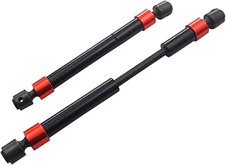 2PCS ShareGoo Rear Metal Axle CVD Center Drive Shaft Dogbone 121-155mm for Traxxas TRX-4 324mm Wheelbase RC Rock Crawler Monster Truck