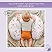 Little Grape Land Nursing Pillow, Breastfeeding Pillow with Removable Cover with Breathable Filling, Feeding Support Pillow for 0-16 Months, Multifunctional Support Cushion for Travel, Rose Floral
